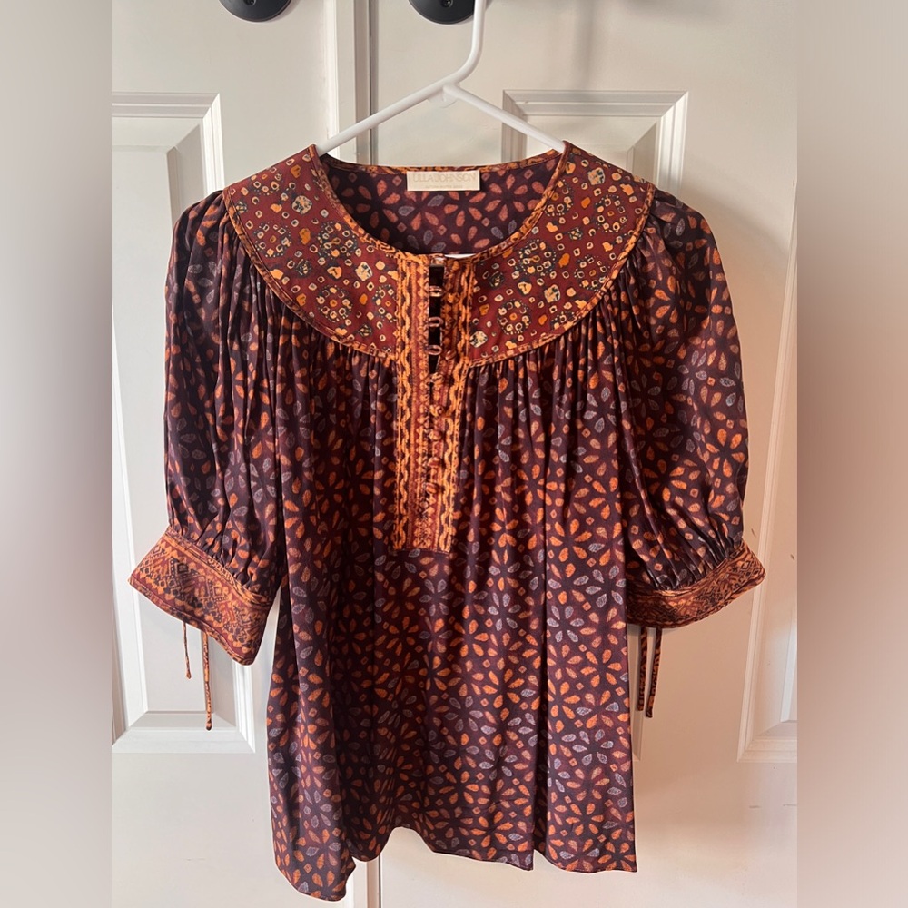 Ulla Johnson Silk Blouse (Dina Top)